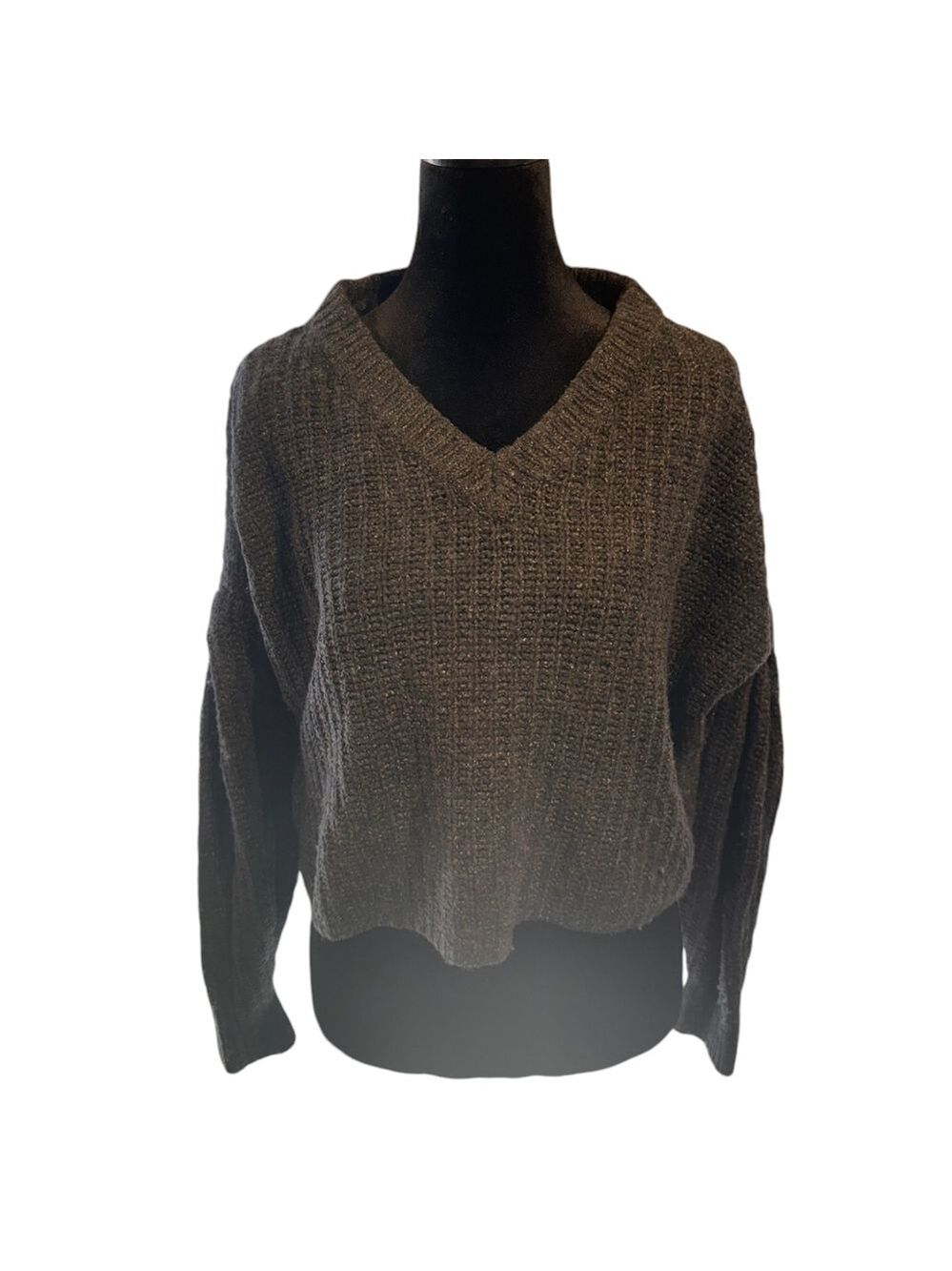 Madewell gray chunky sweater size small
